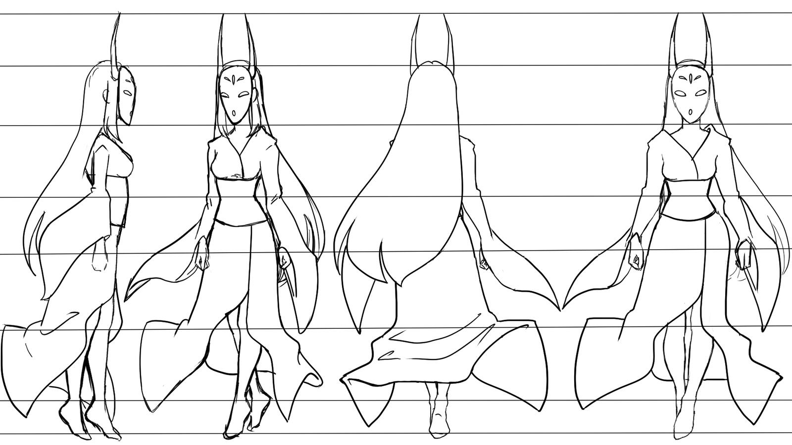 Character design turnaround